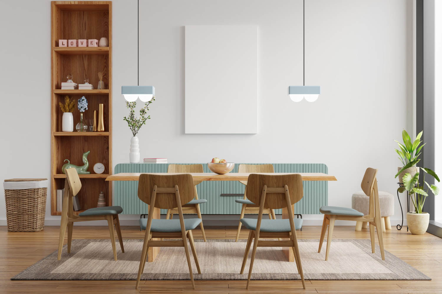 Desain ruang makan modern